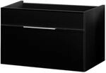 Fackelmann Waschbeckenunterschrank 'Kara' anthrazit lackiert 79,5 x 59 x 49 cm