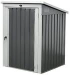 Westmann M&uuml;lltonnenbox anthrazit Metall 101 x 104 x 134 cm, integriertes Schloss