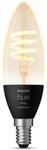 Philips Smarte LED-Filament-Lampe 'Hue White Ambiance' E14 350 lm