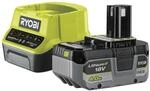 Ryobi Starter-Set 'One+ HP RC18120-140X' Akku und Ladeger&auml;t, 18 V 4,0 Ah