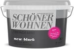 Sch&ouml;ner Wohnen Farbe Trendfarbe 'New Black' schwarz matt 1 l