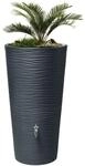 GARANTIA Regenspeicher bepflanzbar 'Natura' graphite grey 210 l