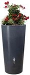 GARANTIA Regenspeicher bepflanzbar 'Stone' lava 210 l mit Hahn
