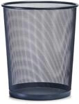Zeller Papierkorb anthrazit mesh Metall &Oslash; 29,5 x 34,5 cm