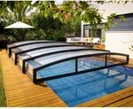 Palram-Canopia Pool&uuml;berdachung 'Majorca' anthrazit 470 x 874 cm Polycarbonat klar