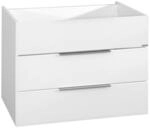 Fackelmann Waschbeckenunterschrank 'Kara' wei&szlig; matt 79,5 x 59 x 49 cm