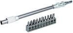 Bosch Bit-Set mit flexibler Verl&auml;ngerung silbern 200 mm 11-teilig