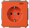 ELSO UP-Steckdoseneinsatz ZSV orange 205118