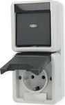 Gira 417630, GIRA Steckdosenkombination 417630 | Wechselschalter & SCHUKO Typ F 