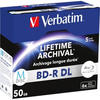 1x5 Verbatim M-Disc BD-R Blu-Ray 50GB 6x Speed, Jewel Case 43846