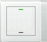 MDT BE-GTL1TW.01, MDT Glastaster KNX BE-GTL1TW.01 | 1-fach Touchschalter | RGBW LED 