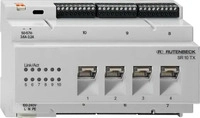 Rutenbeck 23510505, Rutenbeck Gigabit-Switch SR 10TX GB | REG-Montage | 4x RJ45...