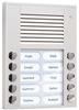 TCS Tür Control TCS Audioaußenstation 2-reihig 10 Tasten AP silb PES10-EN/04