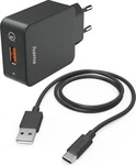 Hama 00201625, Hama Schnellladeger&auml;t 201625 | USB-C Ladeger&auml;t Set 19,5W | Quick