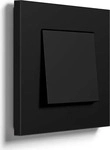 Gira 0211409, GIRA Abdeckrahmen 1-fach Esprit 0211409 | Aluminium | Schwarz matt