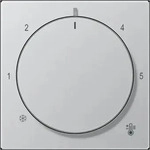 Jung A1749BFAL, JUNG Abdeckung f&uuml;r Thermostat A 1749 BF AL | Drehknopf | Thermoplast
