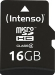 Intenso 3403470, Intenso microSDHC Speicherkarte 16GB Class 4 | 3403470 | inkl.