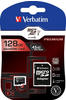 Verbatim 15-020-314, Verbatim microSDXC Card 128GB Class10 incl. Ad.
