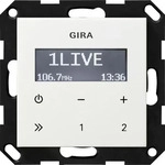 Gira 228403, Gira Unterputz-Radio RDS 228403 | UKW | System 55 | RDS | AUX 