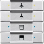 Busch-Jaeger 6117-0-0211, Busch-Jaeger Tastsensor 4/8-fach 6127/02-83 | KNX Powernet