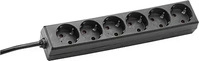 Bachmann 381.141S, Bachmann Steckdosenleiste 381.141S | 6-fach | Schutzkontakt 