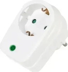 Vivanco VVELPROSCHW, Vivanco &Uuml;berspannungsschutzadapter | Schutzkontakt 