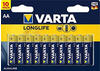 VARTA Batterie AA LONGLIFE 04106 Bli 10 04106101461