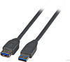 Efbe-Schott USB-Verlängerung A-A 3,0m USB 3.0 schwarz K5237.3