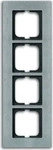 Busch-Jaeger 1754-0-4257, Busch-Jaeger Abdeckrahmen 4-fach 1724-860 | carat Serie 