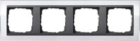 Gira 0214728, GIRA Abdeckrahmen 4-fach 0214728 | Event Klar | Kunststoff 