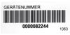 Fluke Barcode-Aufkleber auf Rolle 1063 (VE250) 2389952