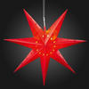 Hellum LED-Outdoor-Stern rot Durchm.60cm LED ww 577778