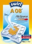 Melitta A 08, Melitta Swirl Staubsaugerbeutel A08/A09 MP Plus AirSpace | f&uuml;r AEG