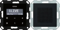 Gira 2280005, Gira Unterputz-Radio RDS 2280005 | UKW-Radio mit Lautsprecher 