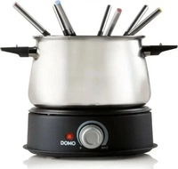 DOMO DO 706 F, Domo DO 706 F Fondue Edelstahl 1,4l 1500W 8 Gabeln