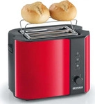Severin AT2217, SEVERIN Toaster AT 2217 | 2-Scheiben-Toaster Edelstahl | 800 W 