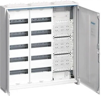 Hager FWB53K1, HAGER Feldverteiler Aufputz FWB53K1 | 120 Module | Doppelt&uuml;r | 10