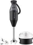 Unold 98215, Unold ESGE Stabmixer M 200 BBQ 98215 | 200 Watt | Edelstahlfu&szlig; | 2