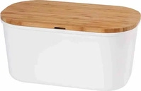 Kesper 58080, Kesper Brotbox wei&szlig; 37x17,5x21,5cm 58080 m. abnehmbarem