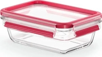 Emsa 600739, Emsa Clip&Close Glass Beh&auml;lter Rechteckig 700 ml Glas