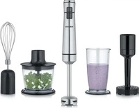 Severin SM3775, Severin Stabmixer SM 3775 kabellos | Li-Ionen Akku | Edelstahlfu&szlig; 