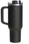 LURCH Isolierbecher Big Cup 1,2l | mit ausfahrbarem Trinkhalm schwarz