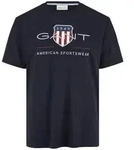 Rundhals-Shirt GANT blau, 48