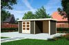 Karibu 9157, Karibu Gartenhaus Askola 5 mit 240 cm Schleppdach, Seiten- und...