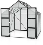 Vitavia Gew&auml;chshaus Domus 6700 inkl. 2 Dachfenstern - 6,7 m2 6 mm Hohlkammerplatten