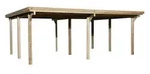 Weka Doppelcarport 618 Ohne Dacheindeckung Doppelcarport 618 Gr. 1 (603 x 512 cm)