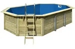 Karibu Pool Modell X4 610 x 400 cm - kdi mit Metallecken inkl. gratis