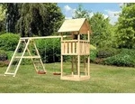Akubi Kinderspielturm Lotti inkl. Doppelschaukel und Kletterger&uuml;st...