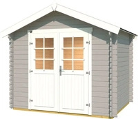 Weka 20925254500, Weka Gartenhaus 209 - 28 mm hellgrau Gartenhaus 209 - 250 x...