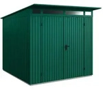 H&ouml;rmann Metall-Ger&auml;tehaus EcoStar Premiumline mit Pultdach B 238 x 238 cm...